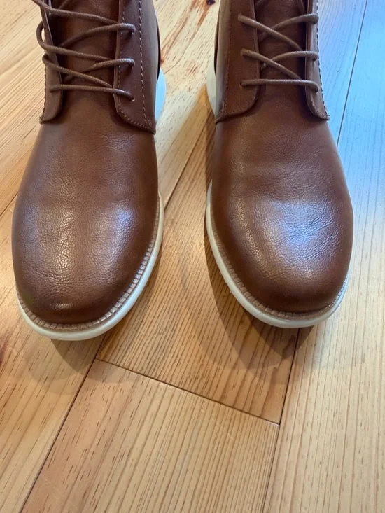 Brown Nine West Men's Chukka Boots - Classic Casual - Picture 3 of 7